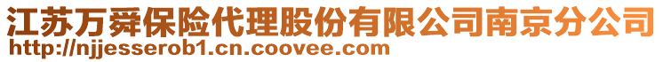 江蘇萬(wàn)舜保險(xiǎn)代理股份有限公司南京分公司