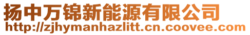 揚(yáng)中萬錦新能源有限公司