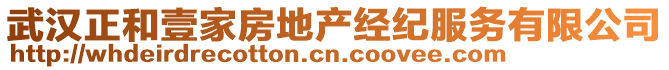 武汉正和壹家房地产经纪服务有限公司