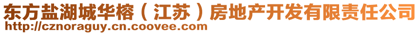 東方鹽湖城華榕（江蘇）房地產(chǎn)開(kāi)發(fā)有限責(zé)任公司