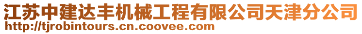 江蘇中建達(dá)豐機械工程有限公司天津分公司