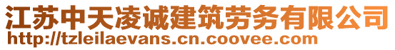江蘇中天凌誠建筑勞務有限公司