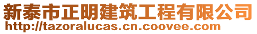 新泰市正明建筑工程有限公司