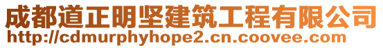 成都道正明堅建筑工程有限公司