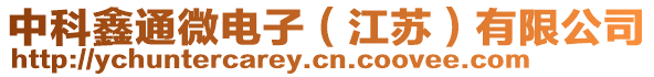 中科鑫通微電子(江蘇)有限公司