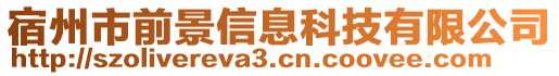 宿州市前景信息科技有限公司