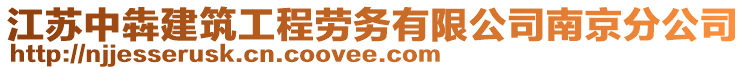 江蘇中犇建筑工程勞務(wù)有限公司南京分公司