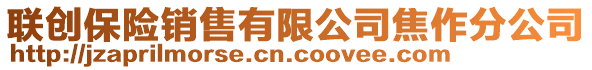 聯(lián)創(chuàng)保險(xiǎn)銷售有限公司焦作分公司