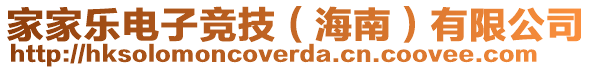 家家樂電子競技（海南）有限公司