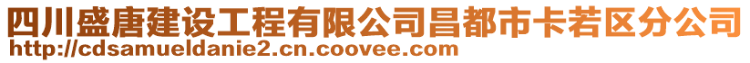 四川盛唐建設工程有限公司昌都市卡若區(qū)分公司