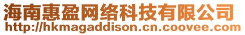 海南惠盈網(wǎng)絡(luò)科技有限公司