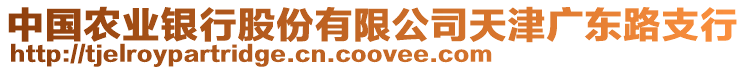 中國(guó)農(nóng)業(yè)銀行股份有限公司天津廣東路支行