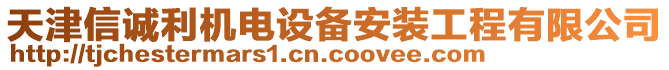 天津信誠利機(jī)電設(shè)備安裝工程有限公司