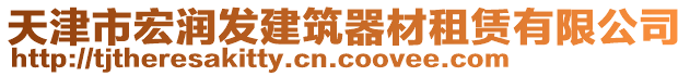 天津市宏潤(rùn)發(fā)建筑器材租賃有限公司