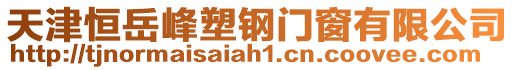 天津恒岳峰塑鋼門窗有限公司