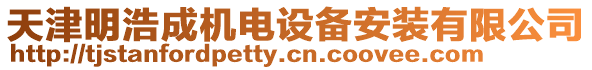 天津明浩成機電設備安裝有限公司