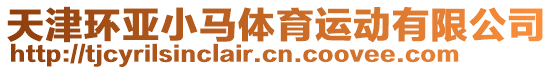 天津環(huán)亞小馬體育運(yùn)動(dòng)有限公司
