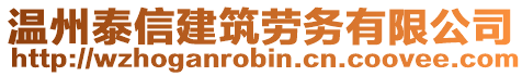 溫州泰信建筑勞務(wù)有限公司