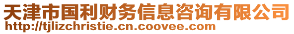 天津市國利財(cái)務(wù)信息咨詢有限公司