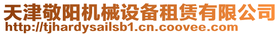 天津敬陽機(jī)械設(shè)備租賃有限公司