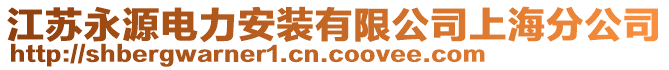 江蘇永源電力安裝有限公司上海分公司