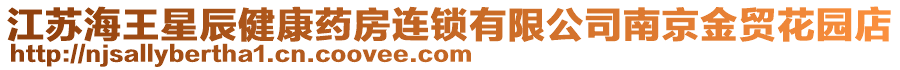 江蘇海王星辰健康藥房連鎖有限公司南京金貿(mào)花園店