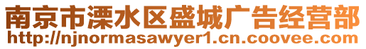 南京市溧水區(qū)盛城廣告經(jīng)營(yíng)部