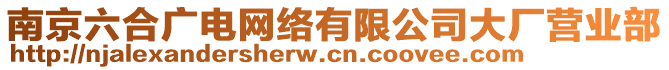 南京六合廣電網(wǎng)絡(luò)有限公司大廠營(yíng)業(yè)部