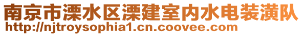 南京市溧水區(qū)溧建室內(nèi)水電裝潢隊(duì)