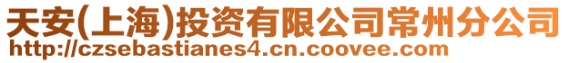 天安(上海)投資有限公司常州分公司