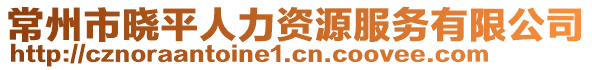 常州市曉平人力資源服務有限公司