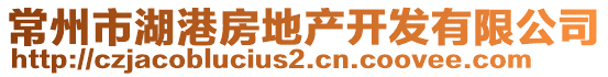 常州市湖港房地產(chǎn)開發(fā)有限公司