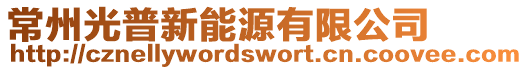 常州光普新能源有限公司
