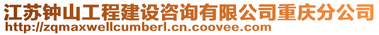 江蘇鐘山工程建設(shè)咨詢有限公司重慶分公司