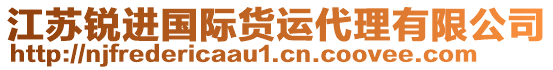 江蘇銳進(jìn)國(guó)際貨運(yùn)代理有限公司