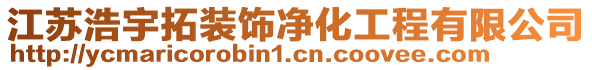 江蘇浩宇拓裝飾凈化工程有限公司