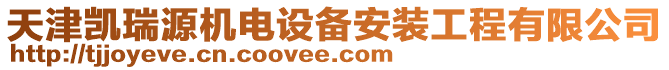 天津凱瑞源機(jī)電設(shè)備安裝工程有限公司