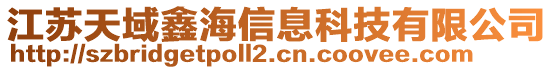 江蘇天域鑫海信息科技有限公司