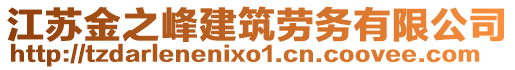 江蘇金之峰建筑勞務有限公司