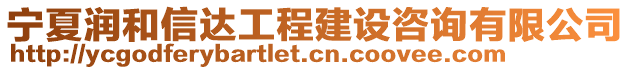 寧夏潤和信達工程建設咨詢有限公司