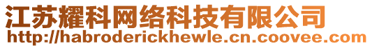 江蘇耀科網(wǎng)絡(luò)科技有限公司