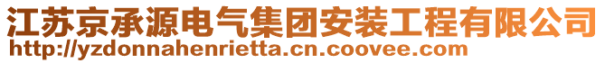 江蘇京承源電氣集團安裝工程有限公司