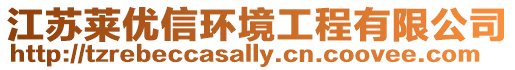 江蘇萊優(yōu)信環(huán)境工程有限公司
