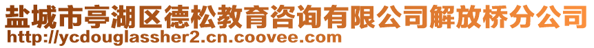 鹽城市亭湖區德松教育咨詢有限公司解放橋分公司