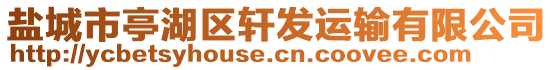 鹽城市亭湖區(qū)軒發(fā)運(yùn)輸有限公司