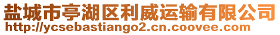 鹽城市亭湖區利威運輸有限公司