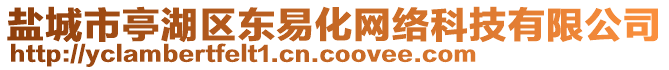 鹽城市亭湖區(qū)東易化網(wǎng)絡科技有限公司