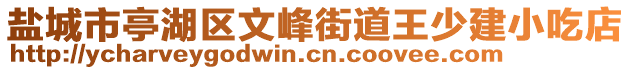 鹽城市亭湖區(qū)文峰街道王少建小吃店