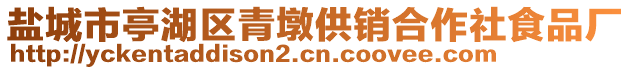 鹽城市亭湖區(qū)青墩供銷合作社食品廠