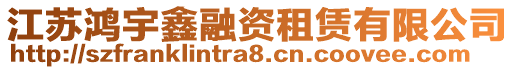 江蘇鴻宇鑫融資租賃有限公司